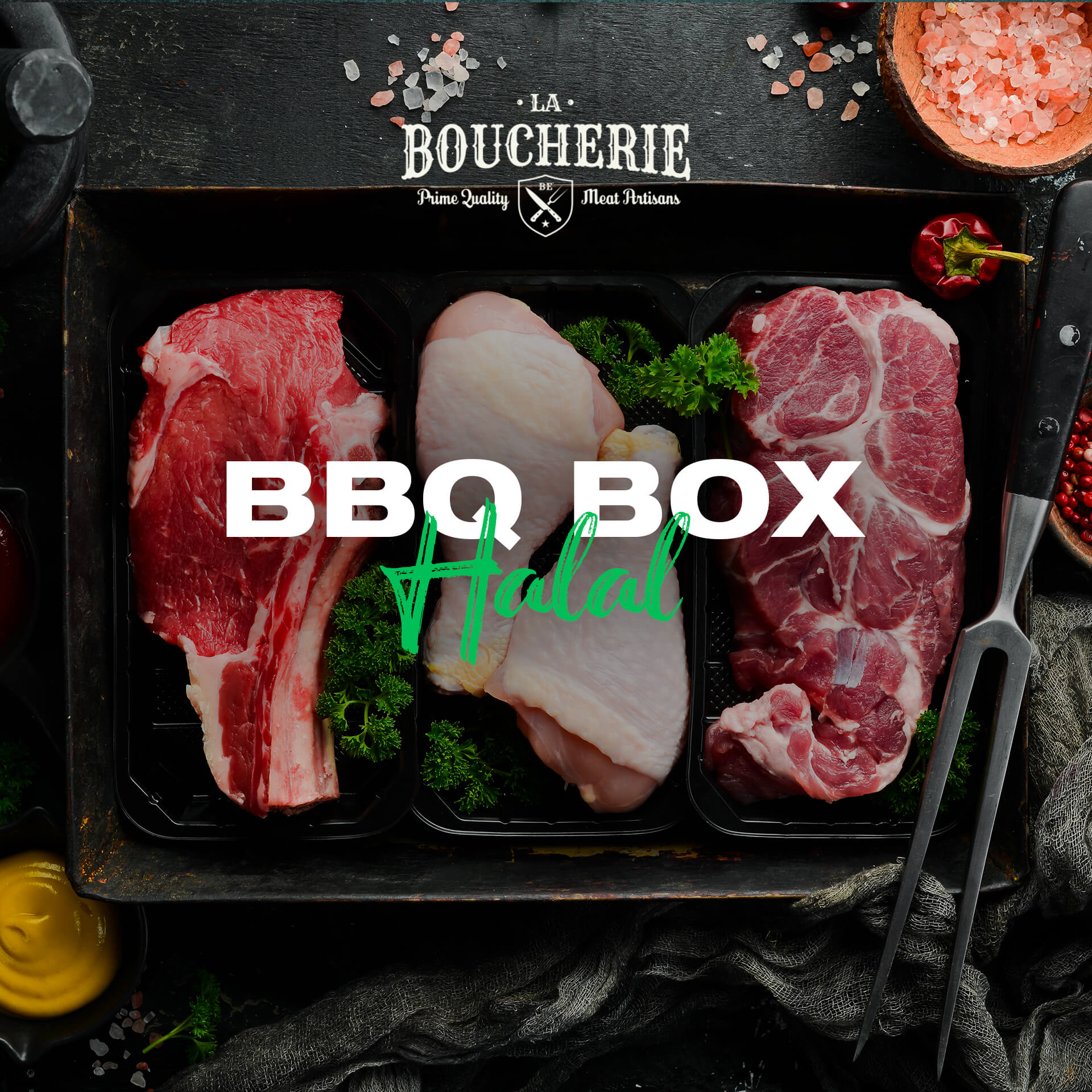 Box Barbecue Halal, La Boucherie