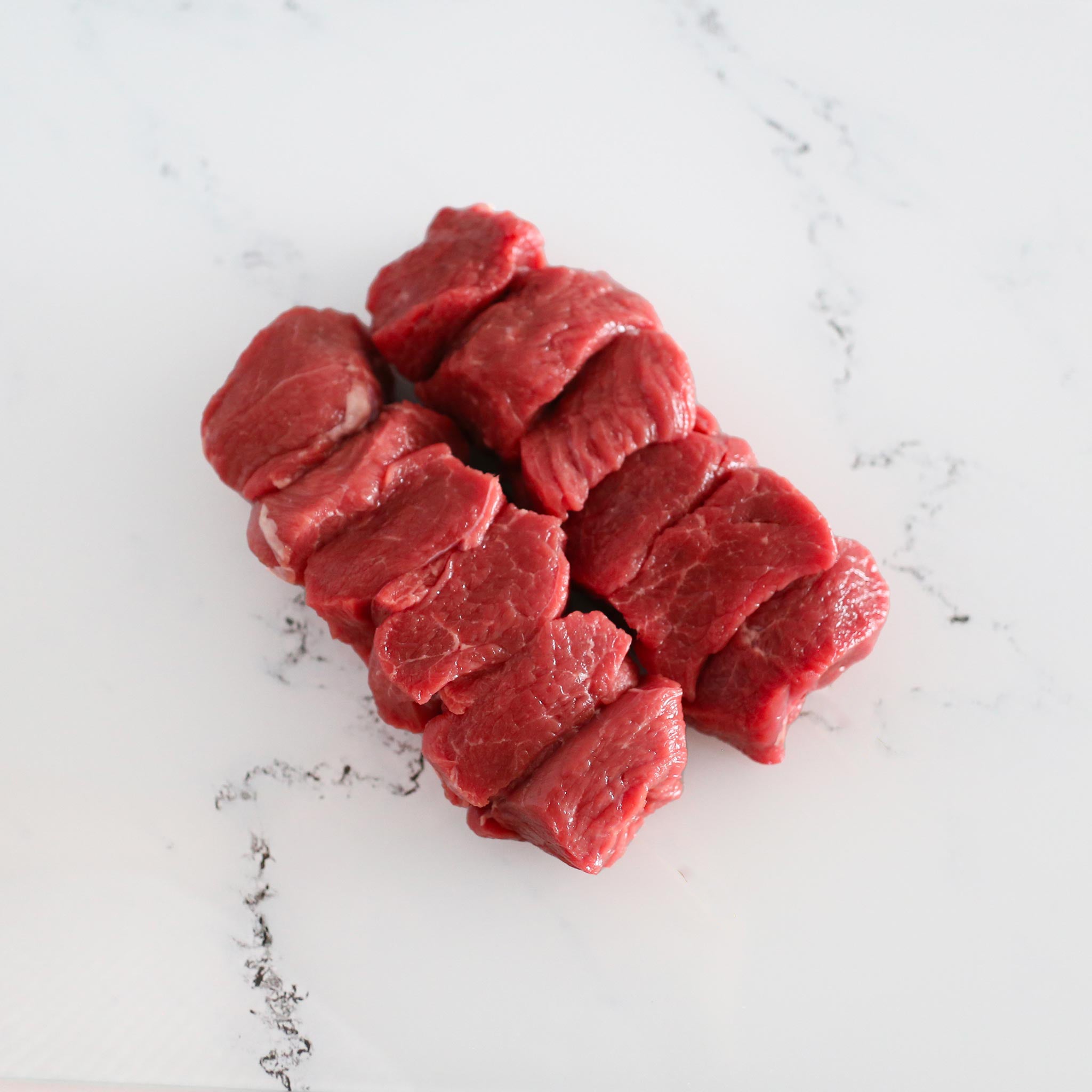Viande à brochette d'agneau nature - La Boucherie