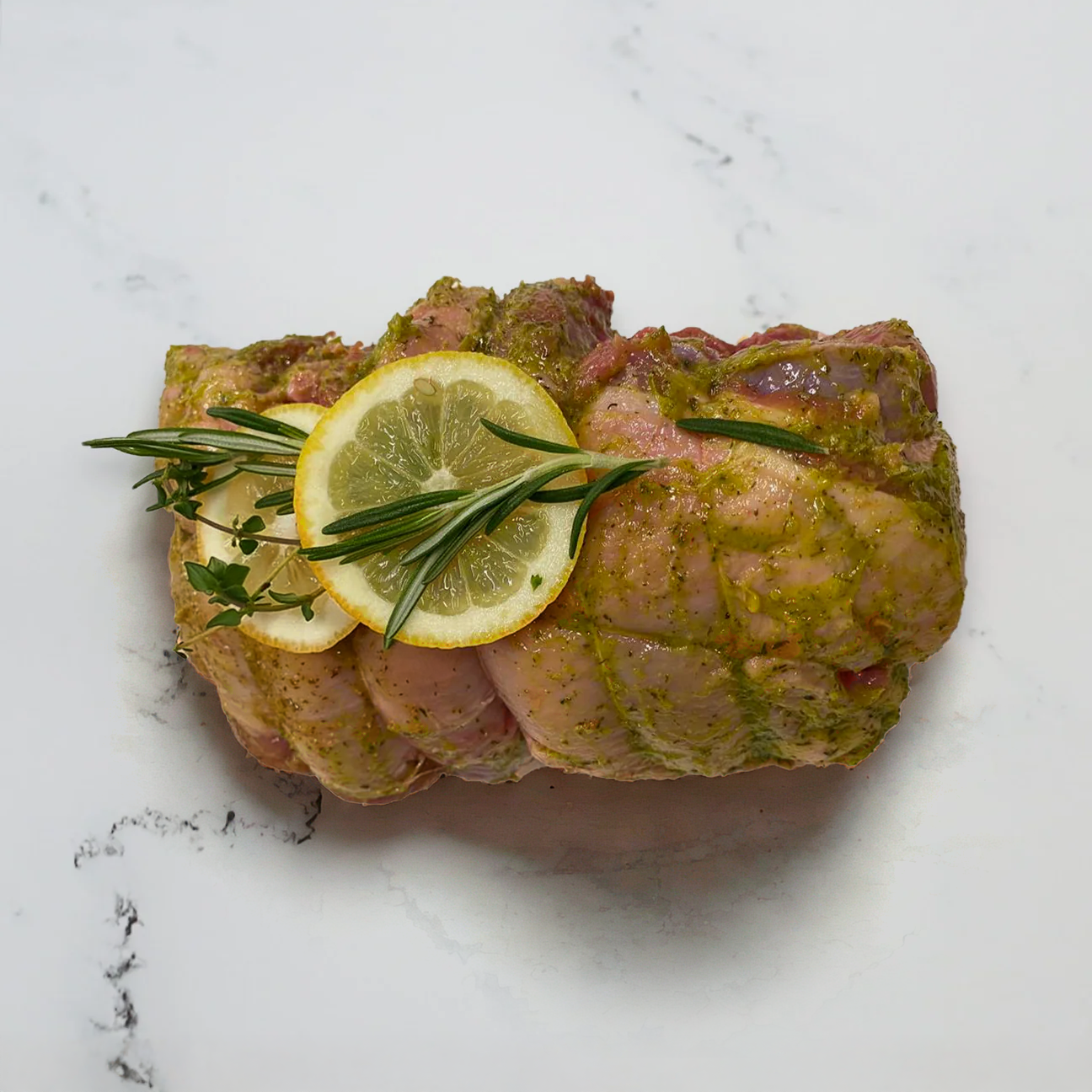 Gigot d'agneau de lait mariné Maître d'Hôtel - La Boucherie