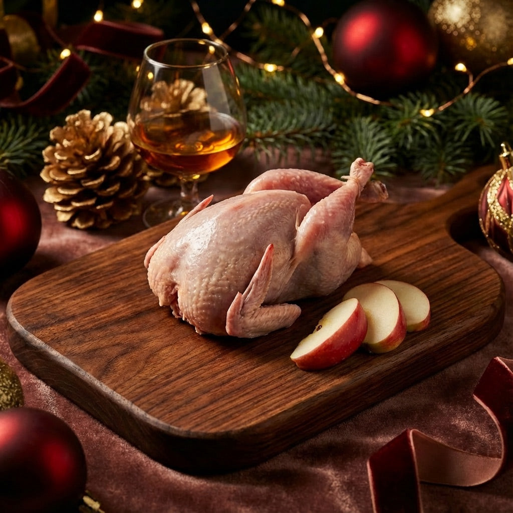 La Boucherie - Caille Label Rouge désossée farcie pommes & calvados