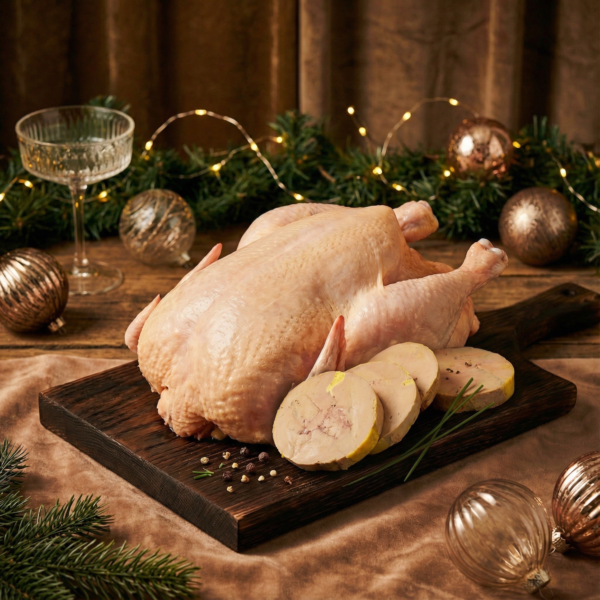 La Boucherie - Ontbeende kalkoen gevuld met foie gras Halal