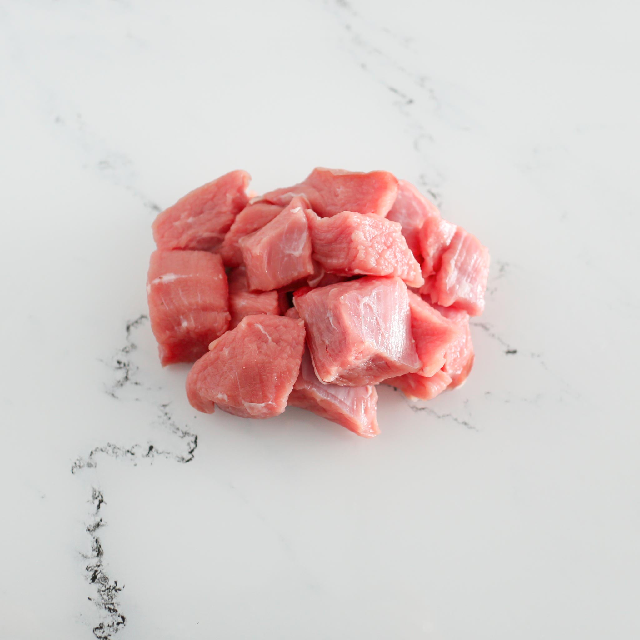 Halal kalfsvlees sauté