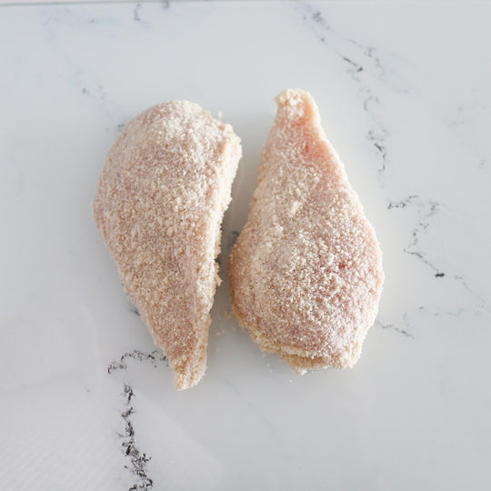 Blancs de poulet panés | Votre boucherie en ligne | La Boucherie s.a.
