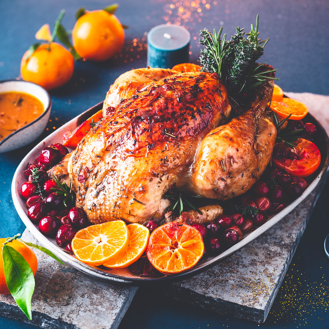 La Boucherie - Ontbeende kapoen gevuld met halal foie gras