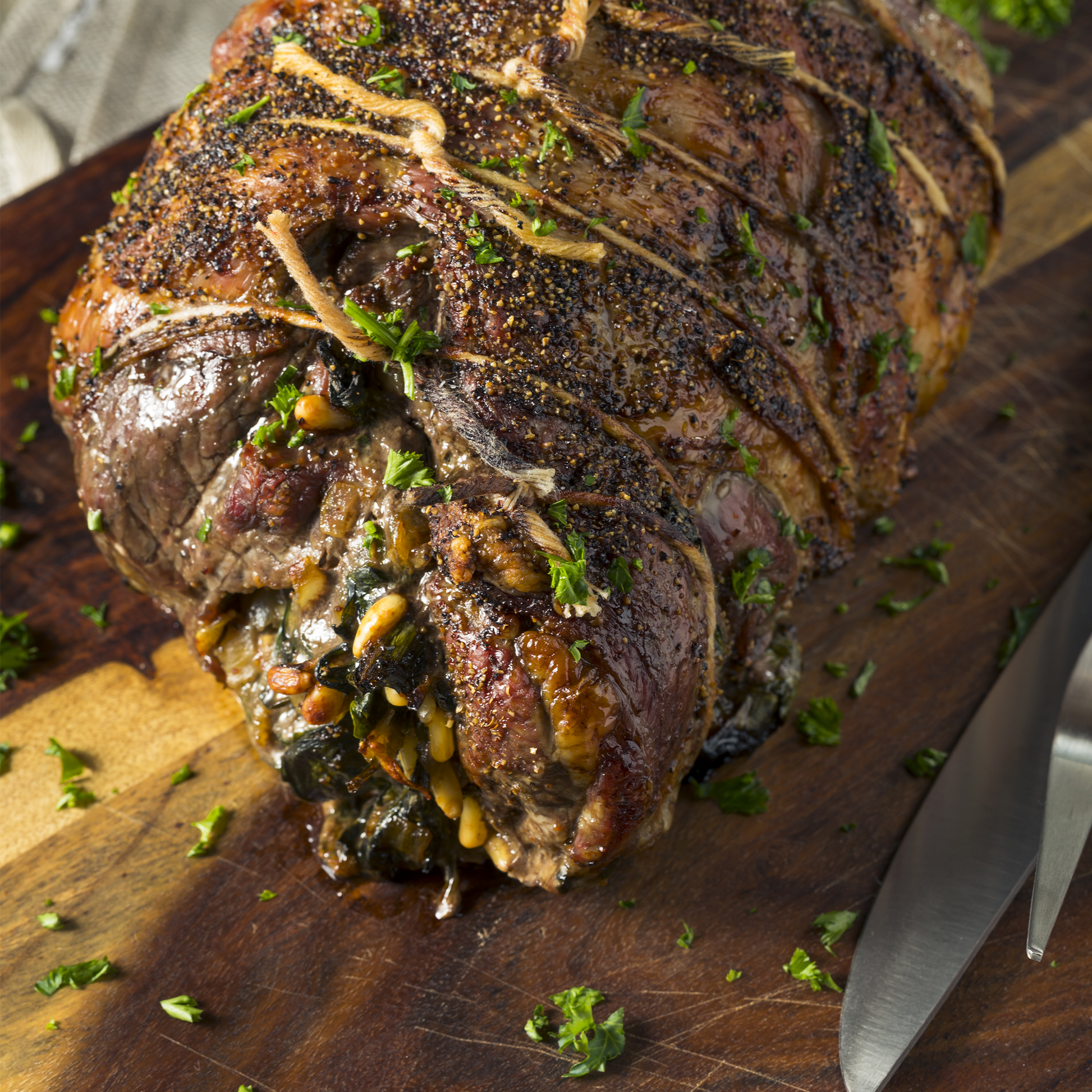 Gigot d'agneau de lait mariné Maître d'Hôtel - La Boucherie - Viande en Ligne
